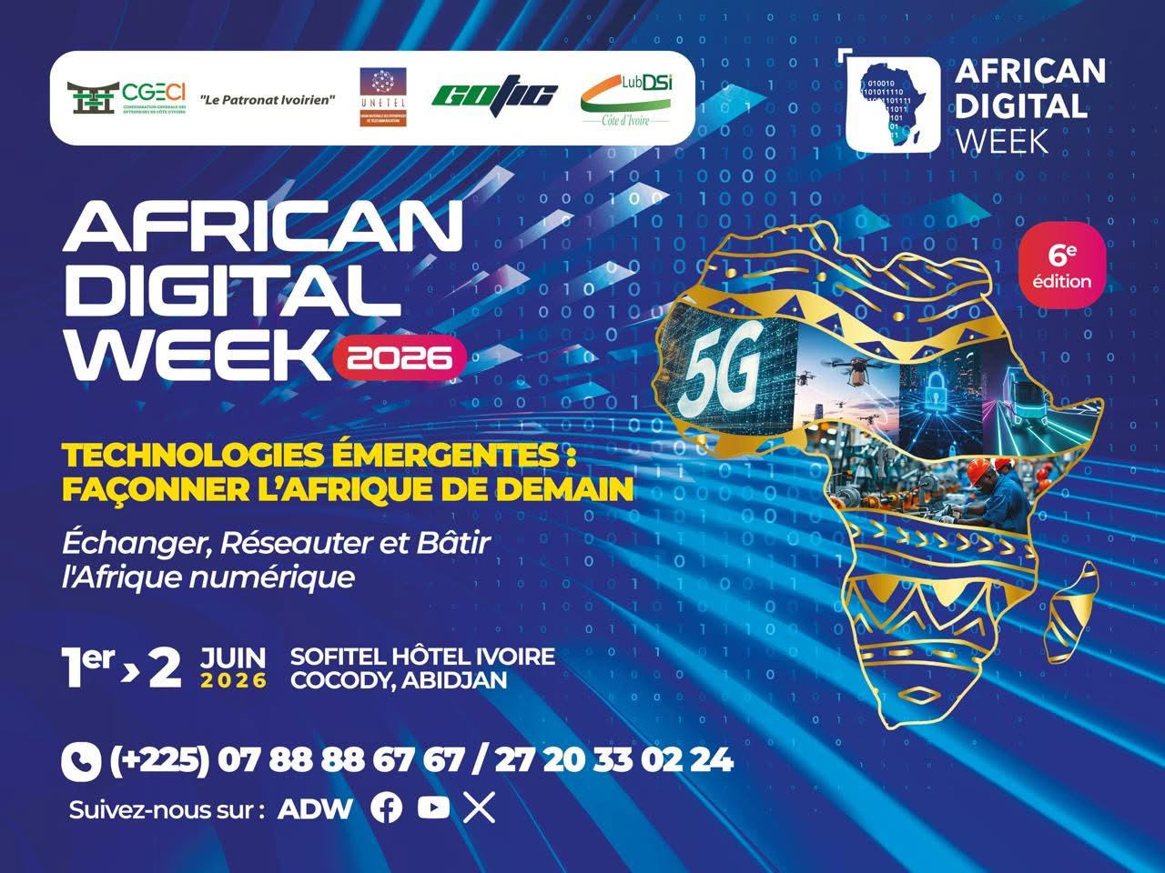 African Digital Week: 6th Edition from June 1 to 2, 2026