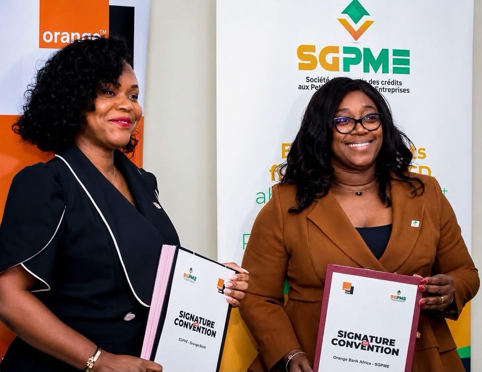 SGPME - Orange Bank Africa : signature de 2 conventions en faveur des TPE, PME et ETI
